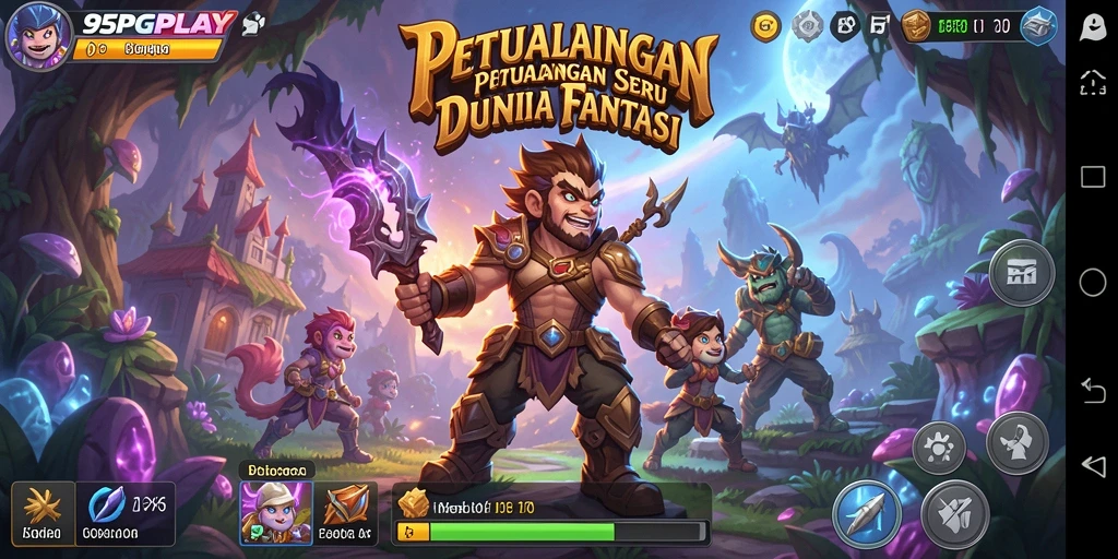 Tampilan gameplay 95PGPLAY yang menampilkan petualangan mendebarkan.