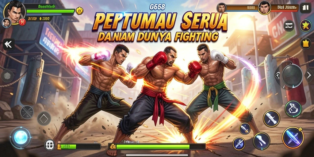 Tangkapan layar G668 menampilkan aksi pertarungan yang seru dan mendebarkan.