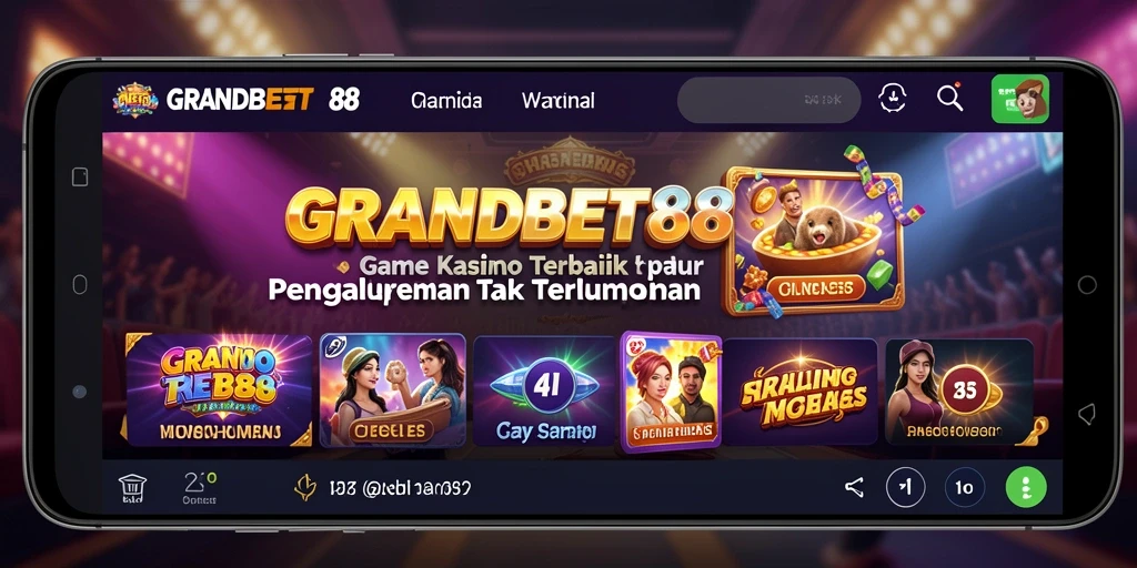 Tampilan gameplay Kasino yang menarik dan menyenangkan di GRANDBET88.