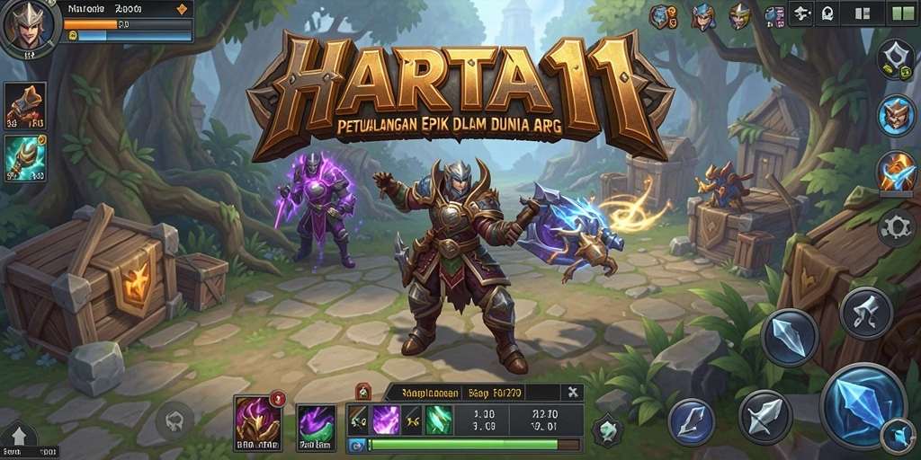 Tampilan menakjubkan dari gameplay HARTA11 di dunia ARPG.