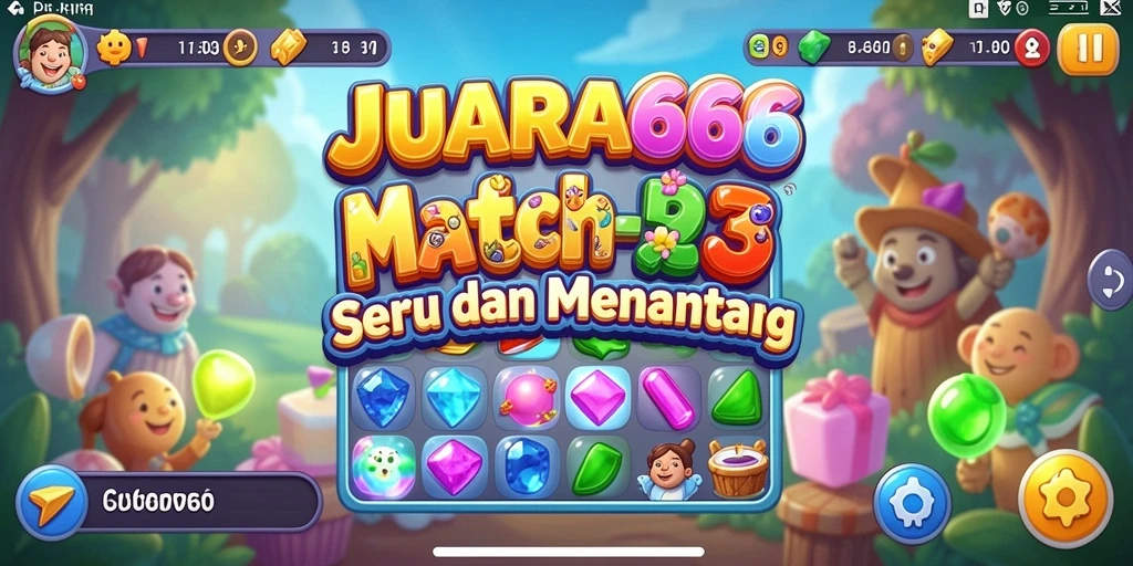 Tampilan screenshot yang menunjukkan gameplay seru pada JUARA666.