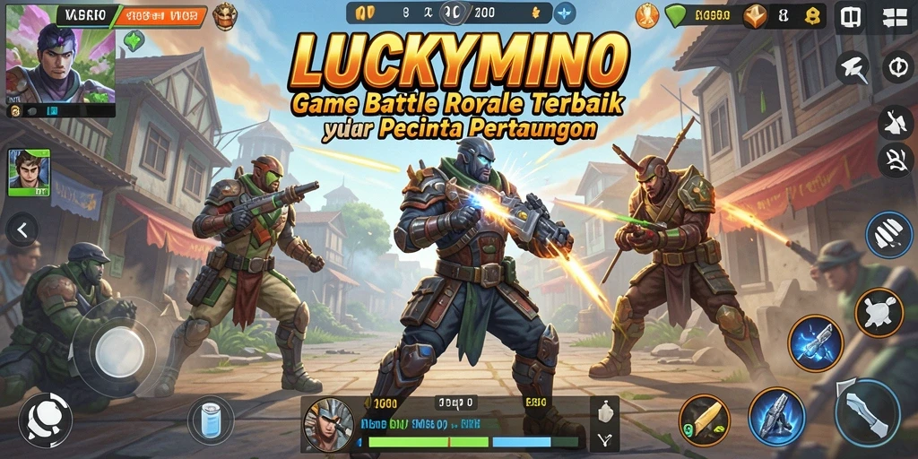 LUCKYMINO menawarkan aksi Battle Royale yang mendebarkan.