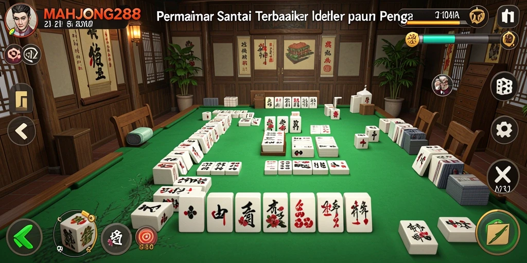 Screenshot gameplay MAHJONG288 menunjukkan perjalanan santai pengguna dalam permainan.