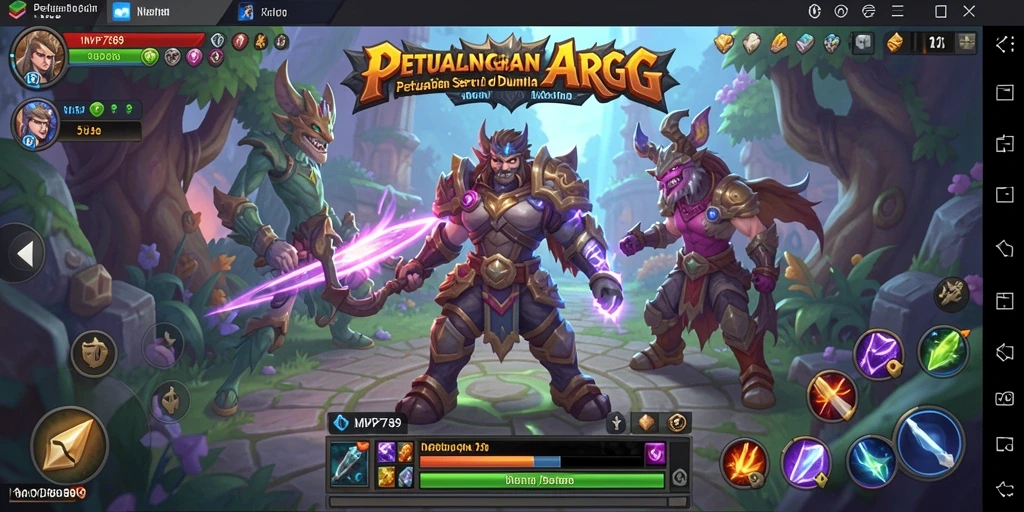Gameplay dinamis dan mendebarkan di dunia petualangan ARPG.