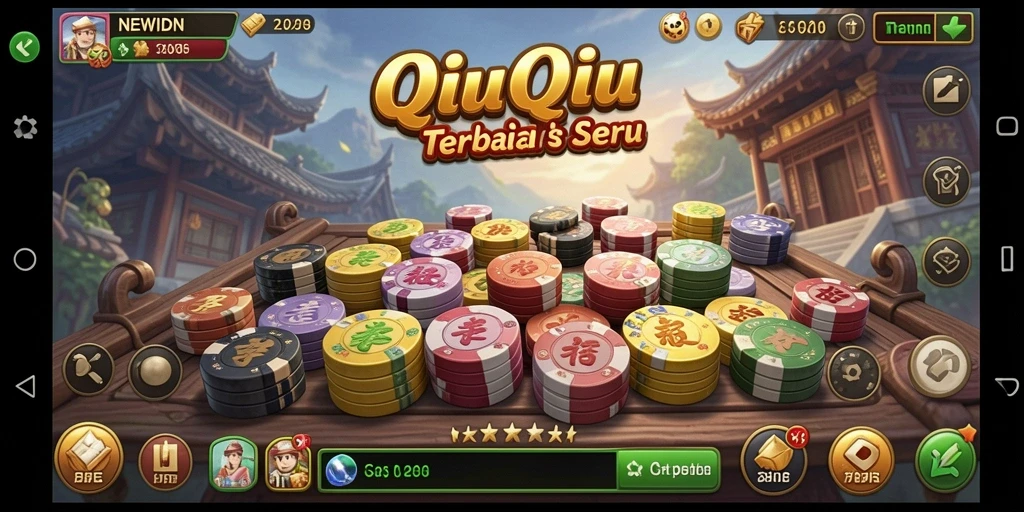 Tangkapan layar gameplay QiuQiu dari NEWIDN yang mendebarkan.