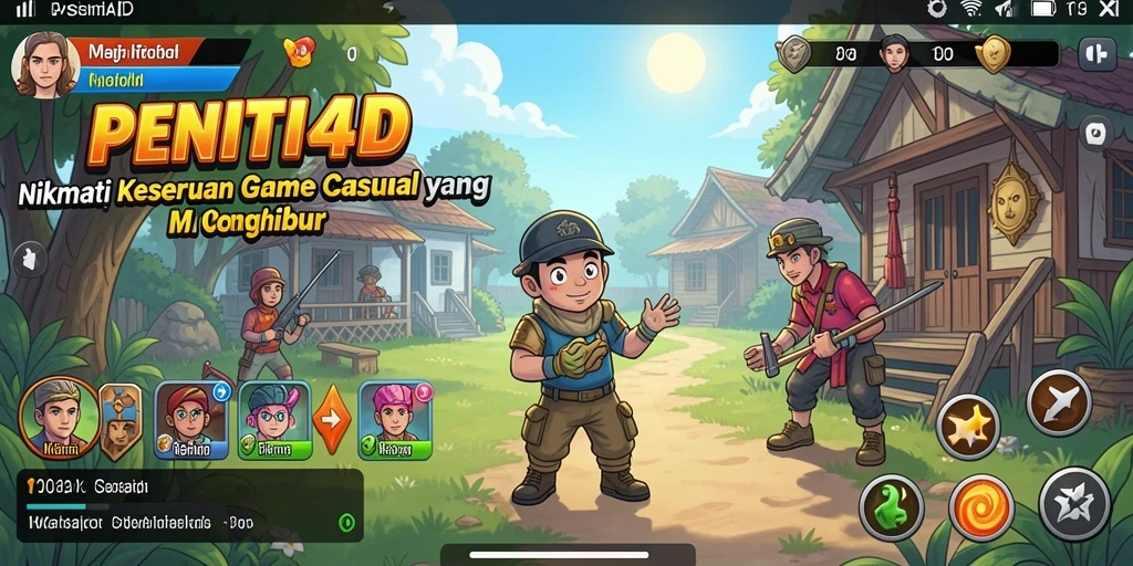 Screenshot PENITI4D menampilkan aksi seru dari gameplay Casual yang menghibur.