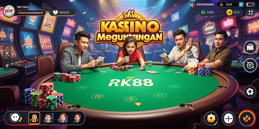 Tampilan menarik dari gameplay Kasino yang mengasyikkan.