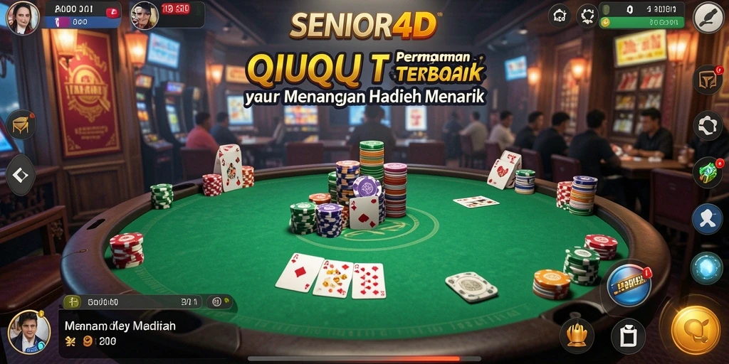 Tampilan gameplay QiuQiu di SENIOR4D yang seru.