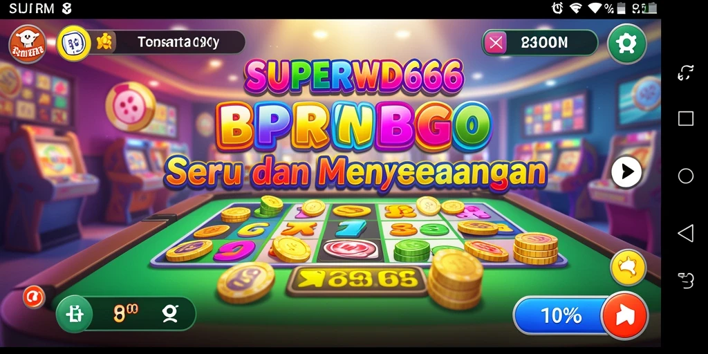 Screenshot gameplay SUPERWD666 yang menunjukkan suasana permainan Bingo yang seru.