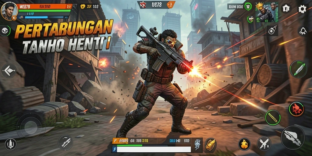 Tampilkan aksi mendebarkan dari gameplay WE878.